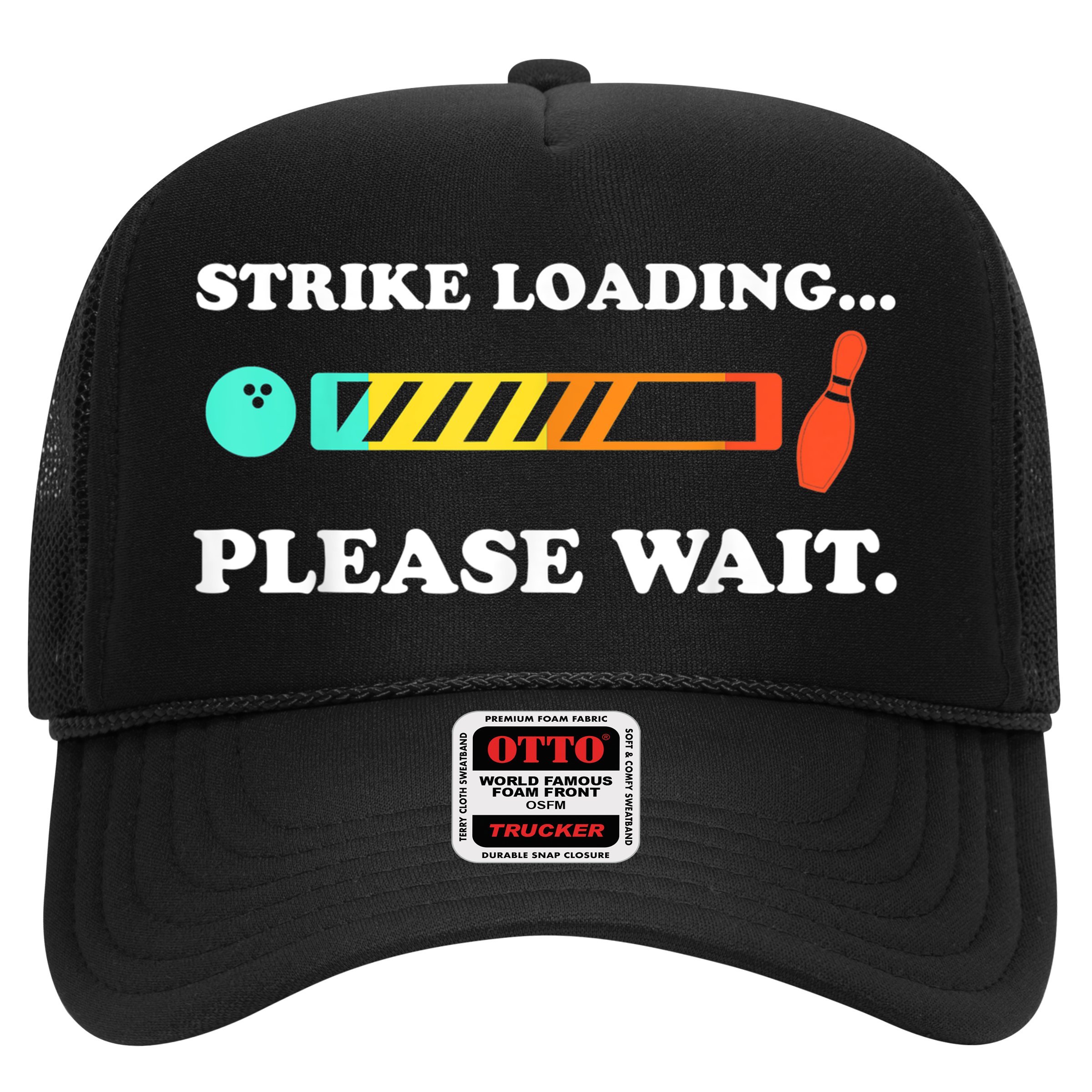 Funny Bowling Gift Strike Loading Please Wait Gift Hat