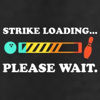 Funny Bowling Gift Strike Loading Please Wait Gift Golf Towel