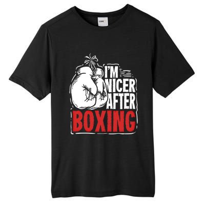 Funny Boxing Gift For A Boxer And Fighter Cool Gift Tall Fusion ChromaSoft Performance T-Shirt