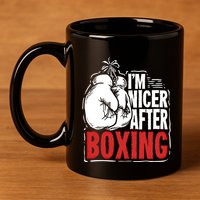 Funny Boxing Gift For A Boxer And Fighter Cool Gift 11oz C Handle Ceramic Mug