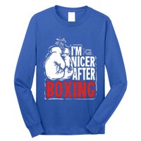 Funny Boxing Gift For A Boxer And Fighter Cool Gift Long Sleeve Shirt