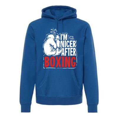 Funny Boxing Gift For A Boxer And Fighter Cool Gift Premium Hoodie