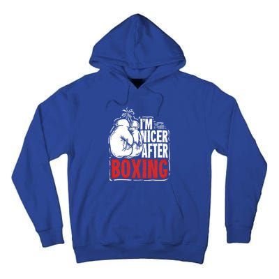 Funny Boxing Gift For A Boxer And Fighter Cool Gift Tall Hoodie