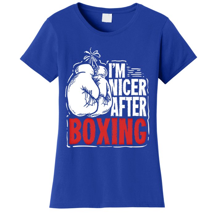 Funny Boxing Gift For A Boxer And Fighter Cool Gift Women's T-Shirt