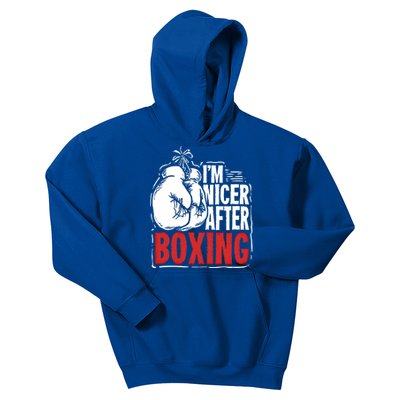 Funny Boxing Gift For A Boxer And Fighter Cool Gift Kids Hoodie