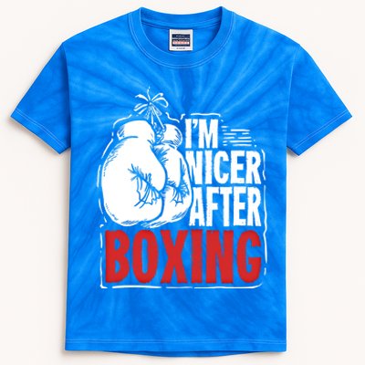 Funny Boxing Gift For A Boxer And Fighter Cool Gift Kids Tie-Dye T-Shirt