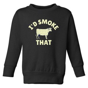 Funny BBQ Grilling Id Smoke That Toddler Sweatshirt