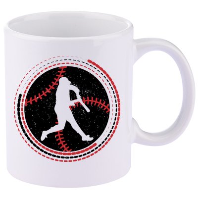 Funny Baseball Gift For Baseball Team Sport Team 11oz C Handle Ceramic Mug