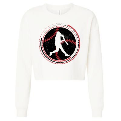 Funny Baseball Gift For Baseball Team Sport Team Cropped Pullover Crew