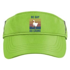 Funny Be Gay Do Crime Lgbt Pride Month Gift Cute Gift Adult Drive Performance Visor