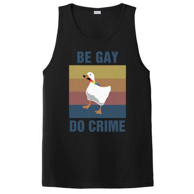 Funny Be Gay Do Crime Lgbt Pride Month Gift Cute Gift PosiCharge Competitor Tank