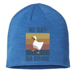 Funny Be Gay Do Crime Lgbt Pride Month Gift Cute Gift Sustainable Beanie