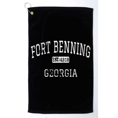 Fort Benning Georgia GA Vintage Golf Towel