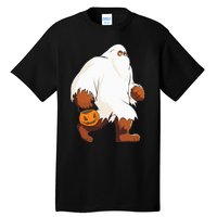 Funny Bigfoot Ghost Halloween Costume Tall T-Shirt