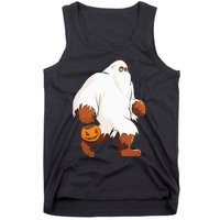 Funny Bigfoot Ghost Halloween Costume Tank Top