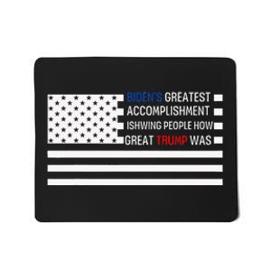 Funny BidenS Greatest Accomplishment Is Showing Trump 2024 Mousepad