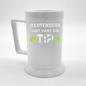 Funny Bartendings Gift Saint Patricks Day Shamrock Bar Pub Gift Beer Stein