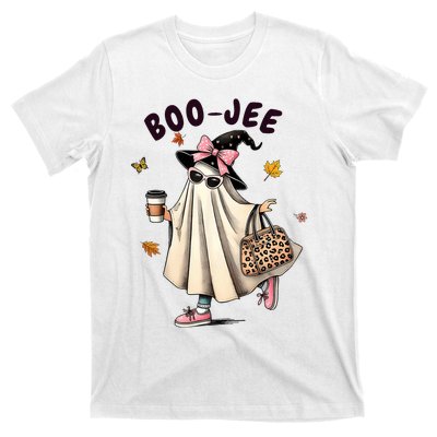 Funny Boojee Ghost Halloween Boo Jee Ghost Spooky Season T-Shirt