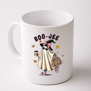 Funny Boojee Ghost Halloween Boo Jee Ghost Spooky Season Coffee Mug