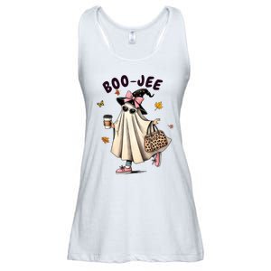 Funny Boojee Ghost Halloween Boo Jee Ghost Spooky Season Ladies Essential Flowy Tank