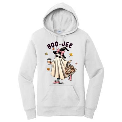 Funny Boojee Ghost Halloween Boo Jee Ghost Spooky Season Women's Pullover Hoodie