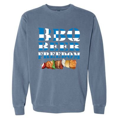 Funny Bbq Gift! For Fans Of Smoking Grilling And Barbecue Funny Gift Garment-Dyed Sweatshirt