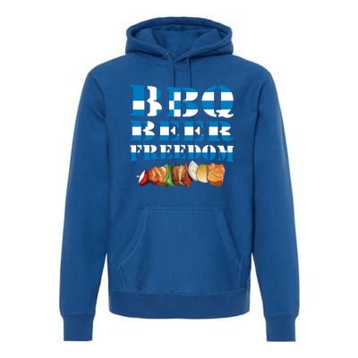 Funny Bbq Gift! For Fans Of Smoking Grilling And Barbecue Funny Gift Premium Hoodie