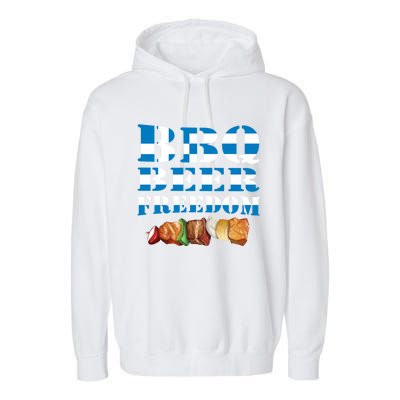 Funny Bbq Gift! For Fans Of Smoking Grilling And Barbecue Funny Gift Garment-Dyed Fleece Hoodie