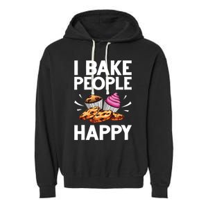 Funny Baker Gift For Men Women Food Cake Baking Pastry Chef Garment-Dyed Fleece Hoodie