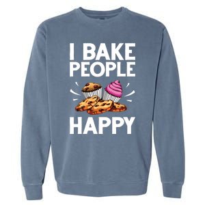 Funny Baker Gift For Men Women Food Cake Baking Pastry Chef Garment-Dyed Sweatshirt