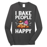 Funny Baker Gift For Men Women Food Cake Baking Pastry Chef Long Sleeve Shirt