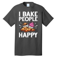 Funny Baker Gift For Men Women Food Cake Baking Pastry Chef Tall T-Shirt