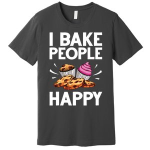 Funny Baker Gift For Men Women Food Cake Baking Pastry Chef Premium T-Shirt