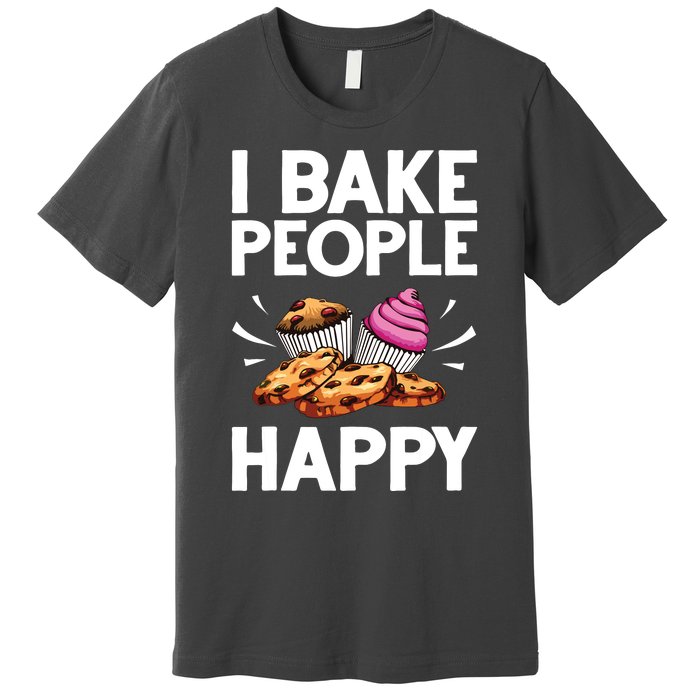 Funny Baker Gift For Men Women Food Cake Baking Pastry Chef Premium T-Shirt