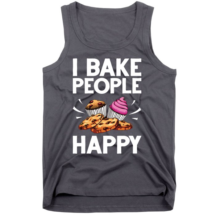 Funny Baker Gift For Men Women Food Cake Baking Pastry Chef Tank Top