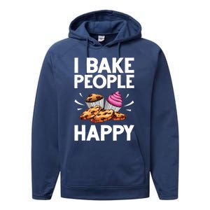 Funny Baker Gift For Men Women Food Cake Baking Pastry Chef Performance Fleece Hoodie