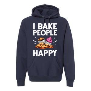 Funny Baker Gift For Men Women Food Cake Baking Pastry Chef Premium Hoodie