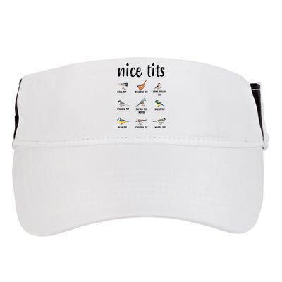 Funny Bird Gift Nice Tits Ornithology Adult Drive Performance Visor