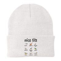 Funny Bird Gift Nice Tits Ornithology Knit Cap Winter Beanie