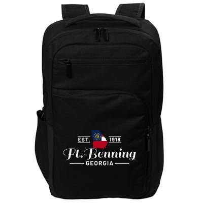 Fort Benning Georgia Ga Vintage Ft Benning Infantry Gift Impact Tech Backpack