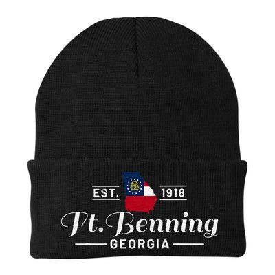 Fort Benning Georgia Ga Vintage Ft Benning Infantry Gift Beanie