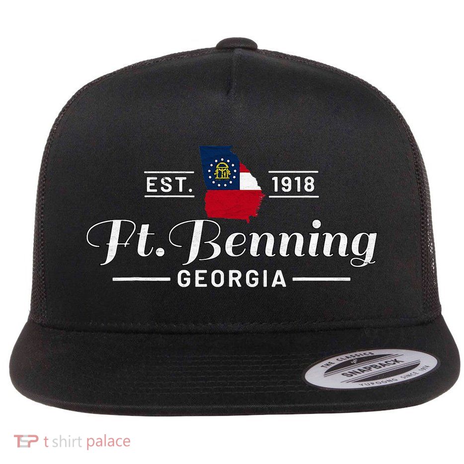 Fort Benning Georgia Ga Vintage Ft Benning Infantry Gift Flatbill Hat