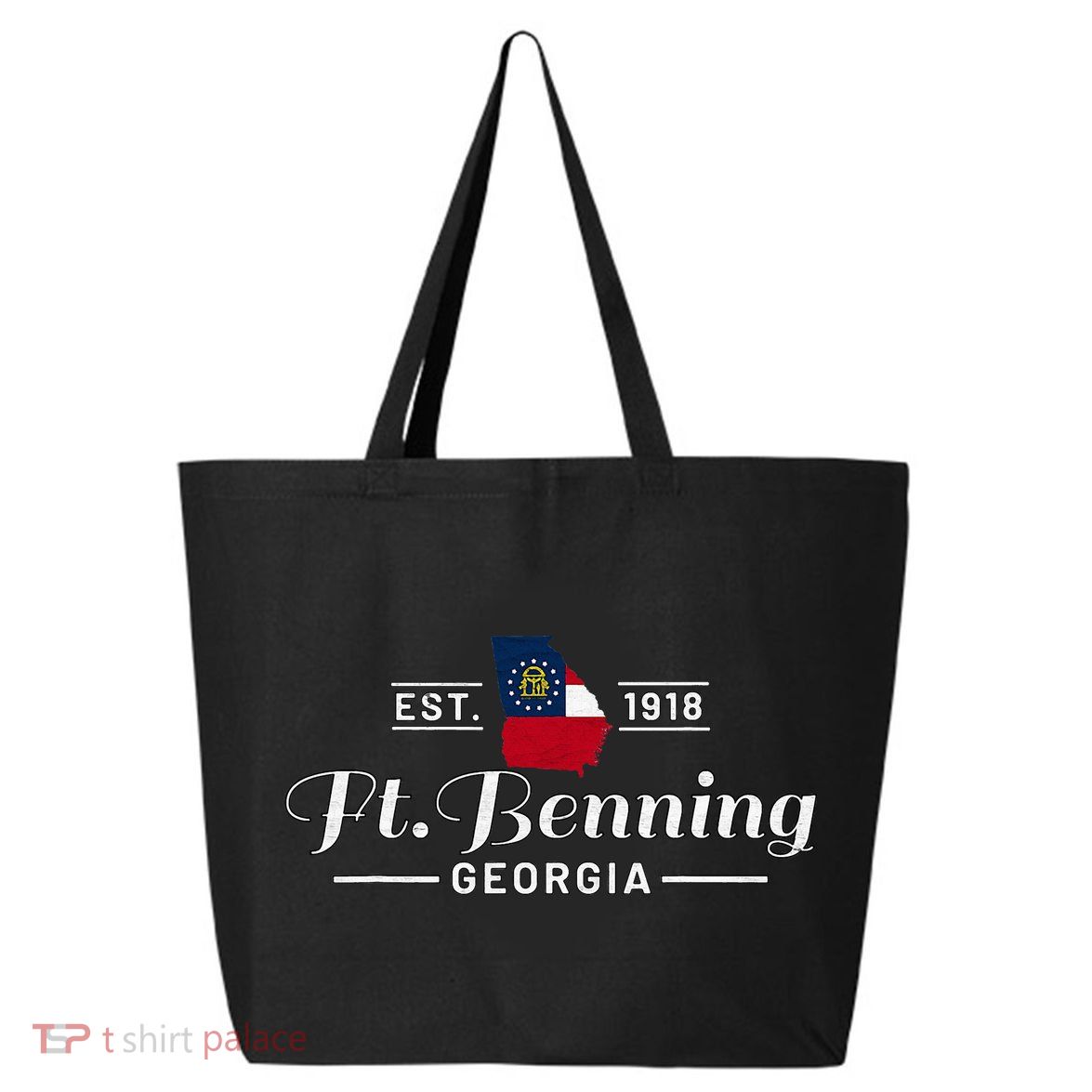 Fort Benning Georgia Ga Vintage Ft Benning Infantry Gift 25L Jumbo Tote