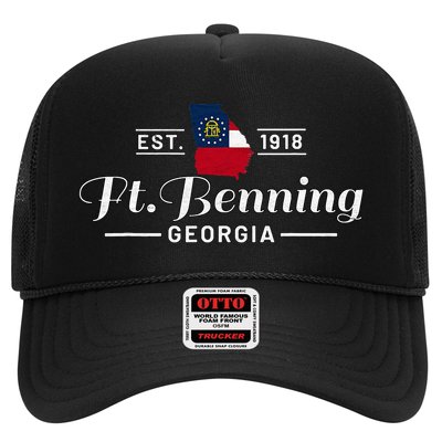 Fort Benning Georgia Ga Vintage Ft Benning Infantry Gift Trucker Hat