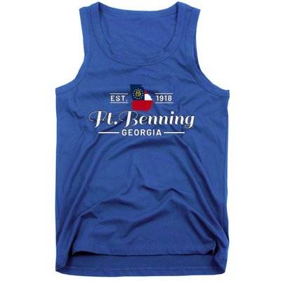 Fort Benning Georgia Ga Vintage Ft Benning Infantry Gift Tank Top