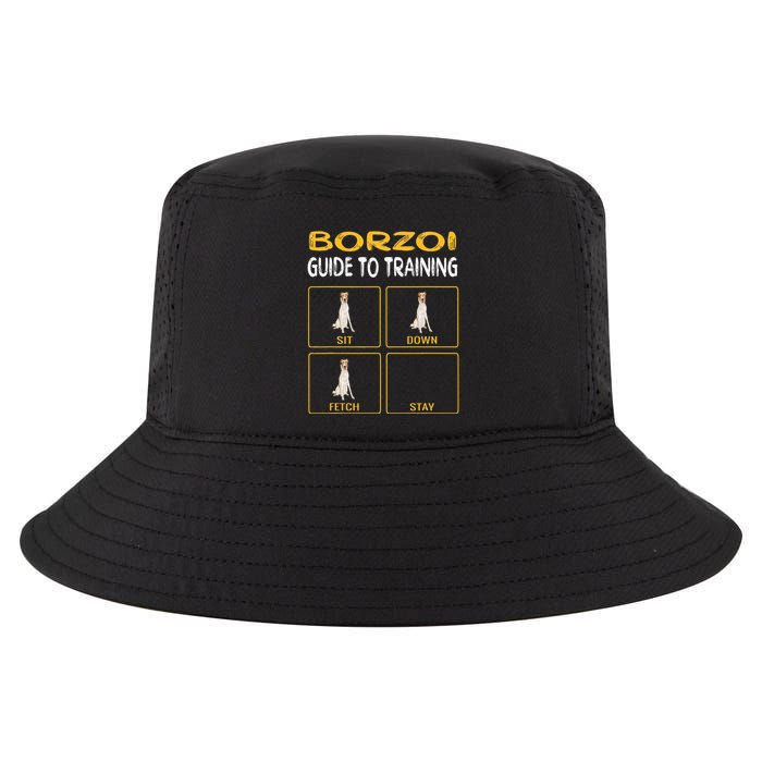 Funny Borzoi Guide To Training Dog Obedience Cool Comfort Performance Bucket Hat