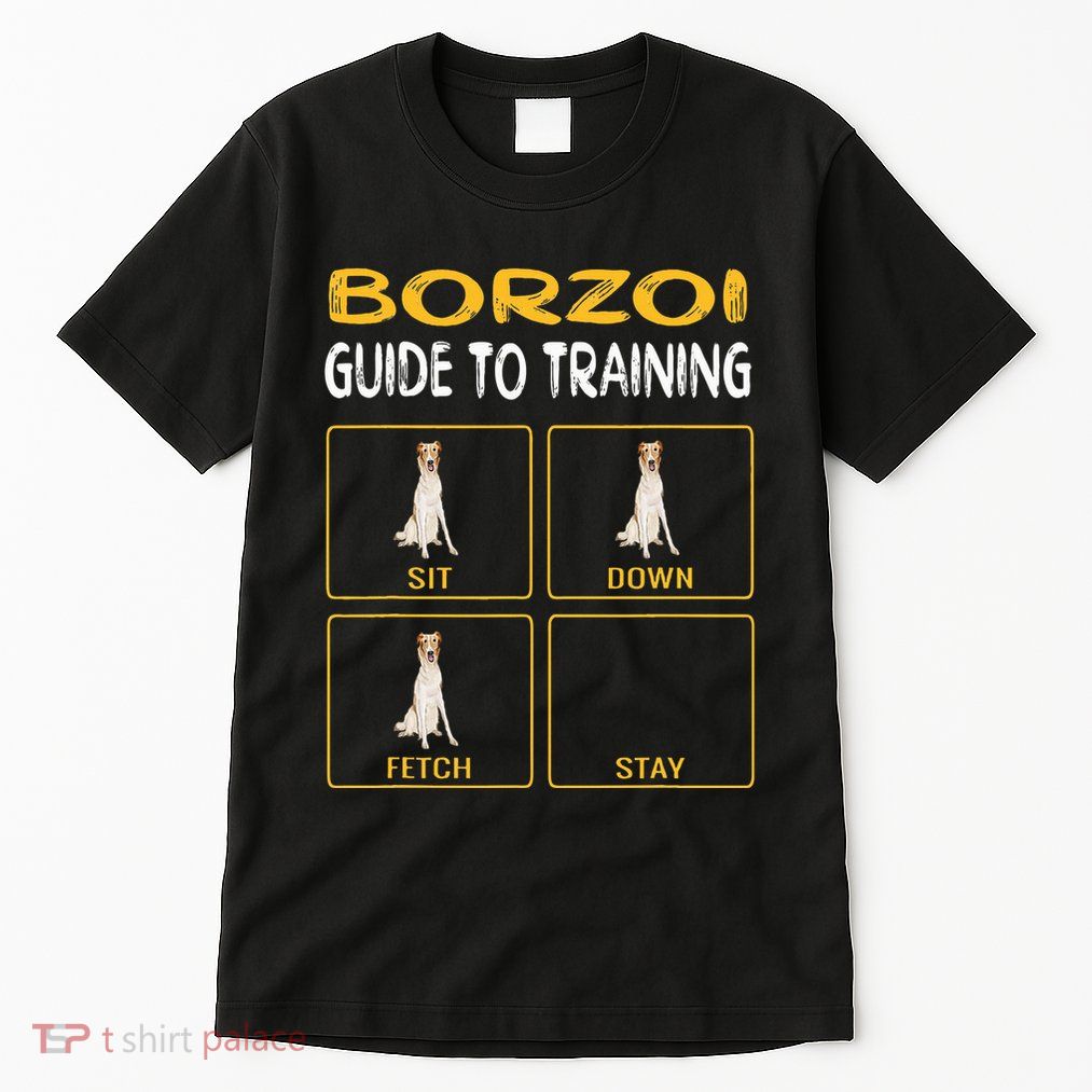 Funny Borzoi Guide To Training Dog Obedience Tall T-Shirt