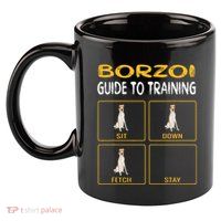 Funny Borzoi Guide To Training Dog Obedience 11oz C Handle Ceramic Mug
