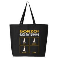 Funny Borzoi Guide To Training Dog Obedience 25L Jumbo Tote