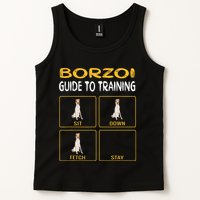 Funny Borzoi Guide To Training Dog Obedience Tank Top